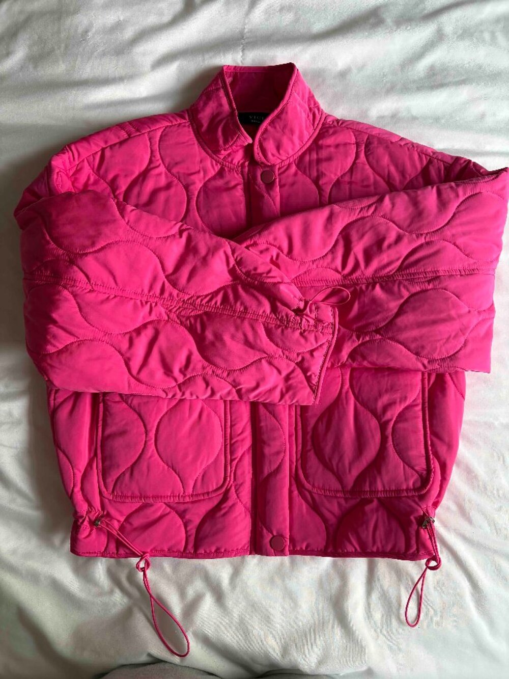 Hot Pink Quilted Jacket